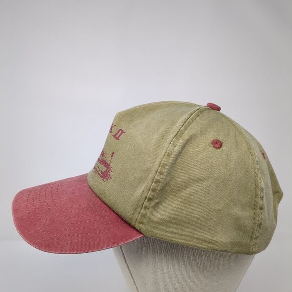 Hawk II Slideback Hat Multi One Size Adjustable Colorblock Vent Holes - Picture 3 of 9